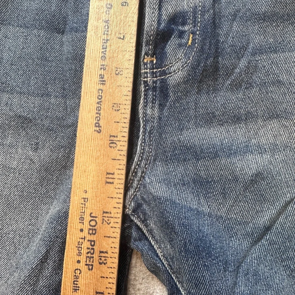 Fashion Nova Jeans Womens 9 Blue When You Need Em Straight Dad Distressed Frayed